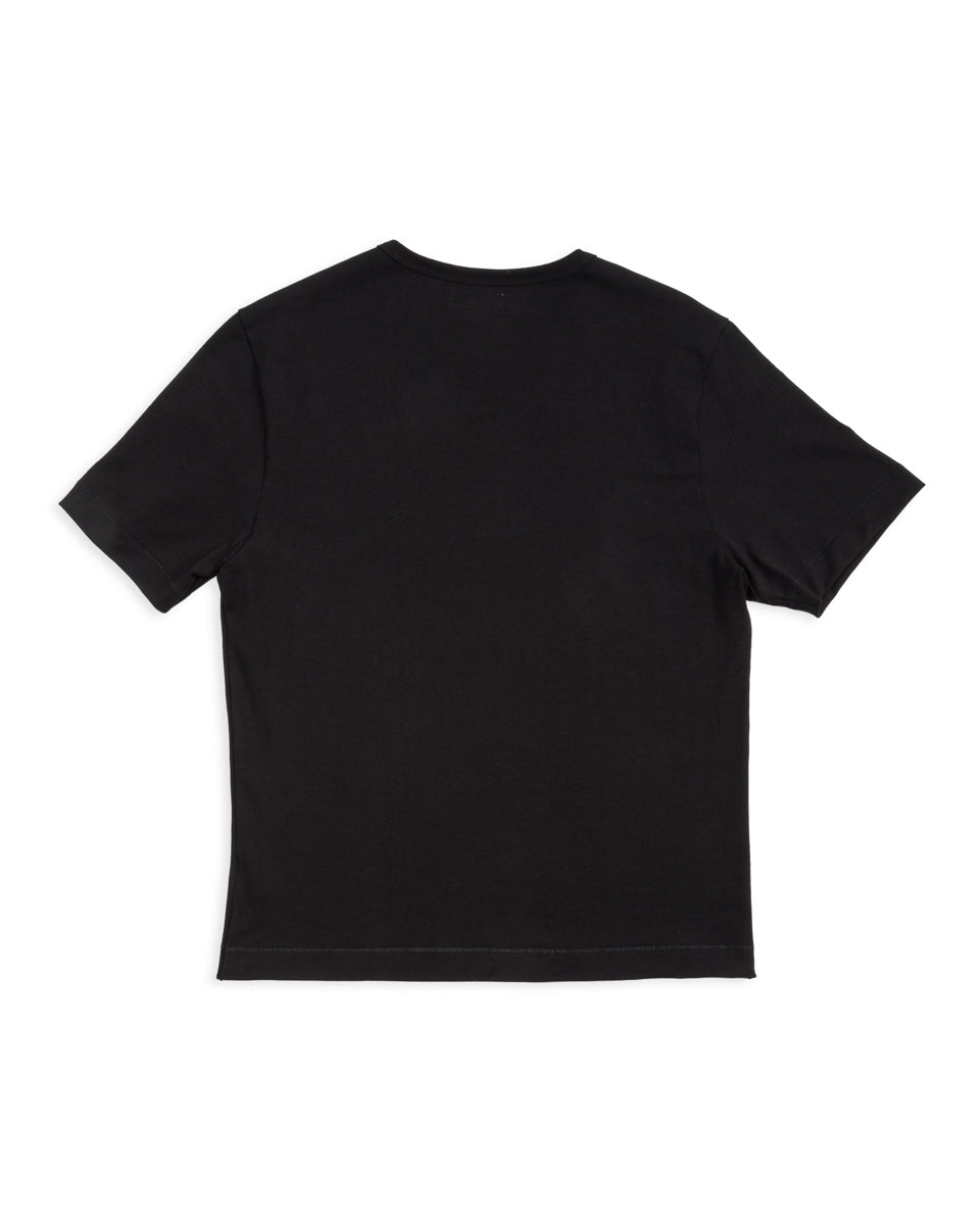Merz b. Schwanen 215 Loopwheeled 7.2 oz Tee - Deep Black - Standard & Strange