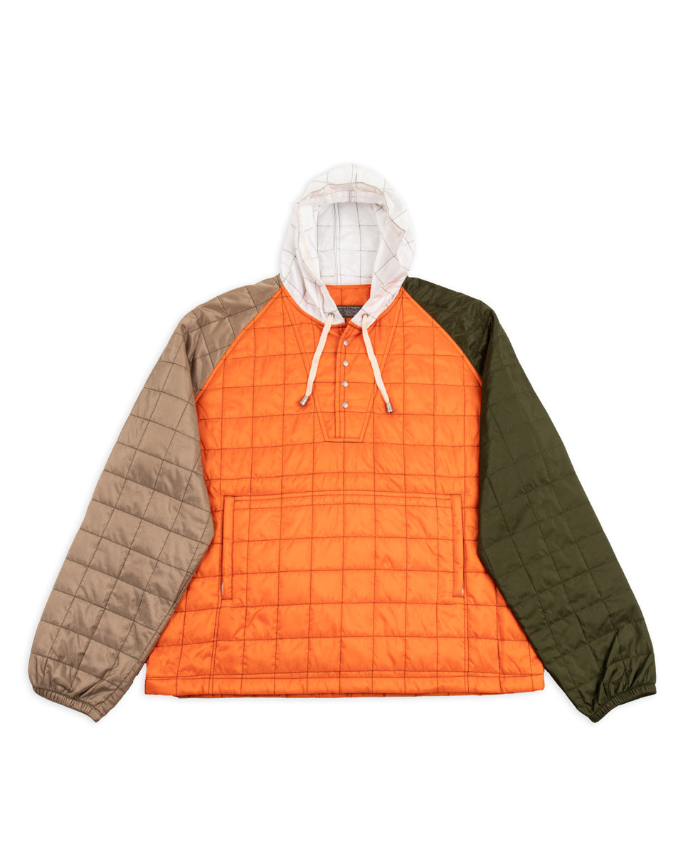 W'Menswear Crazy Para-Parka - Orange/White/Beige/Green - Standard & Strange