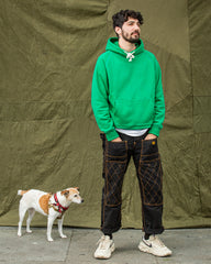 Wonder Looper Super Looper French Terry Pullover Hoodie - Green - Standard & Strange