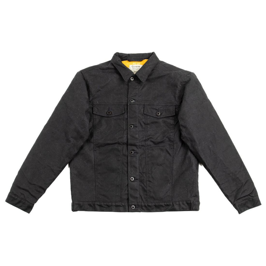 Ginew Wax Rider Coat - Black / Facing East - Standard & Strange